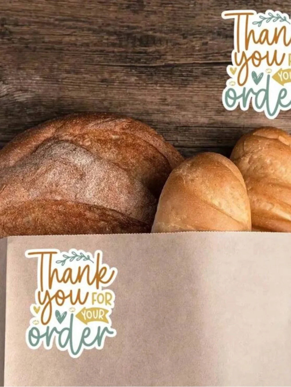 200 roll Thank you for your order stickers.